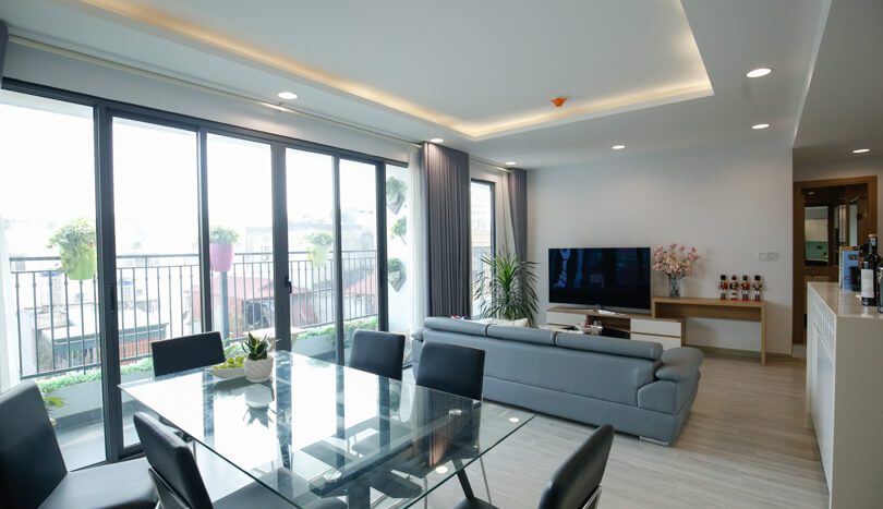 Appartement 3 chambres en location a Hanoi quartier Long Bien