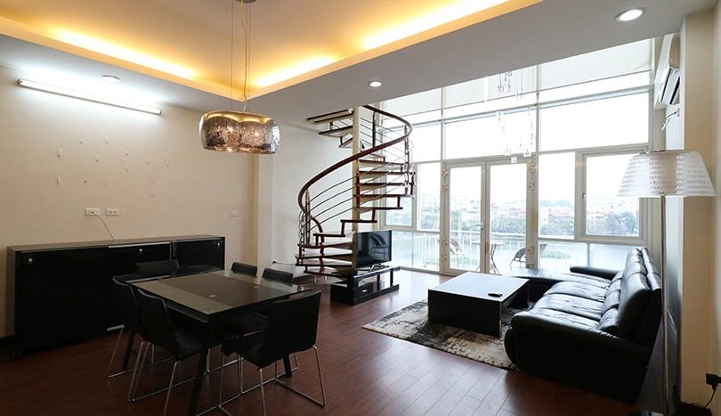 Duplex meublé en location quartier Truc Bach à Hanoi