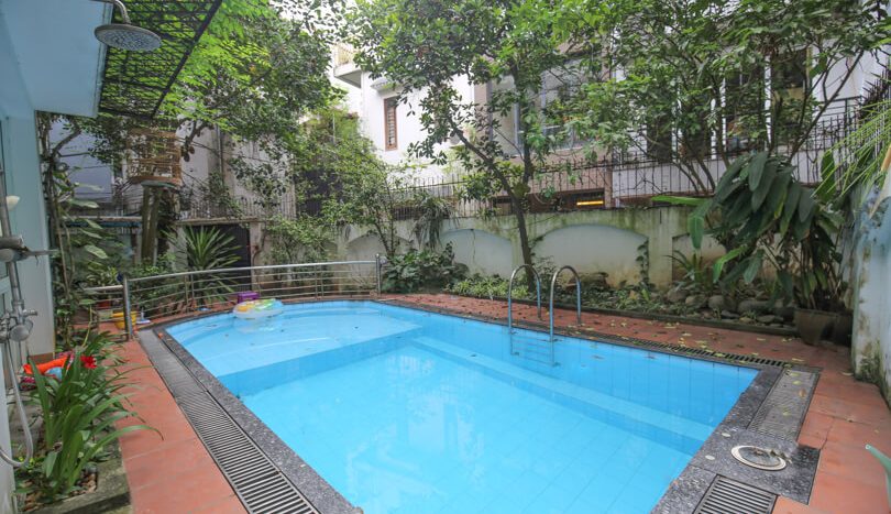 Maison avec piscine en location quartier Tay Ho Hanoi