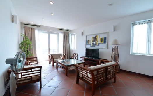 Lake view beautiful furnished 2 bedroom apartment Truc Bach