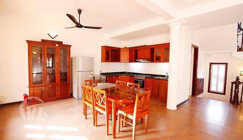 Dining and kitchen