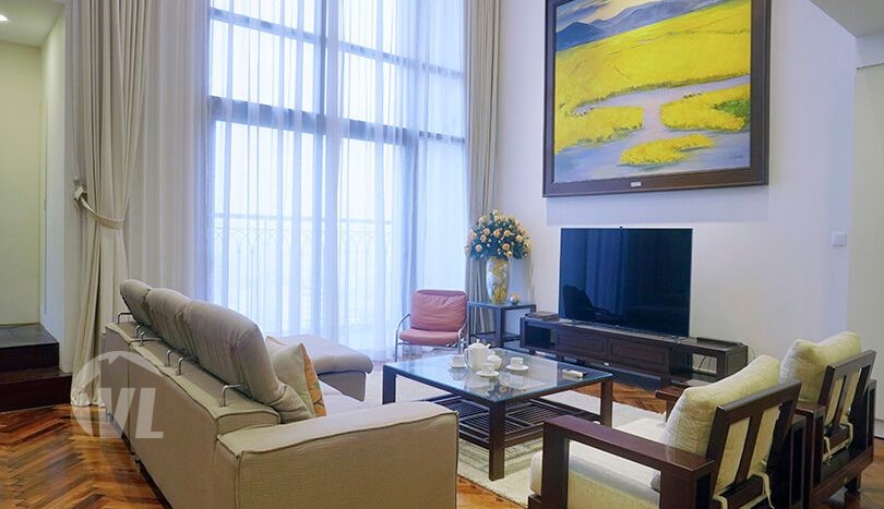 duplex furnished 3 bedroom apartment Hoang Thanh