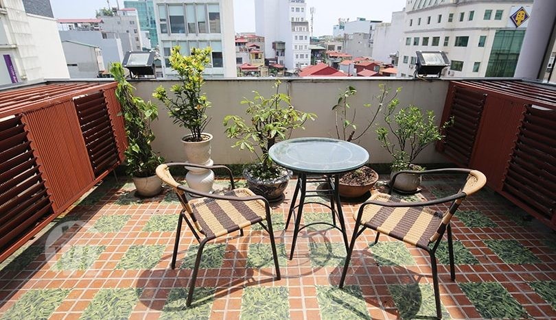 2 bedrooms apartment with big terrace in Hoan Kiem