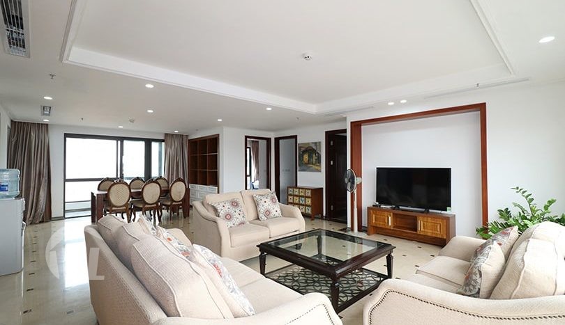 200 sq m apartment to rent in Truc Bach 4 beds 3 baths