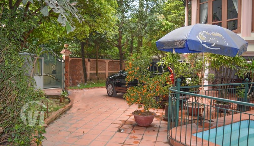 Ambassador villa to rent in Tay Ho close to the West Lake in Hanoi