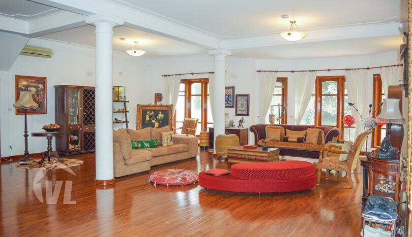 Ambassador villa to rent in Tay Ho close to the West Lake in Hanoi
