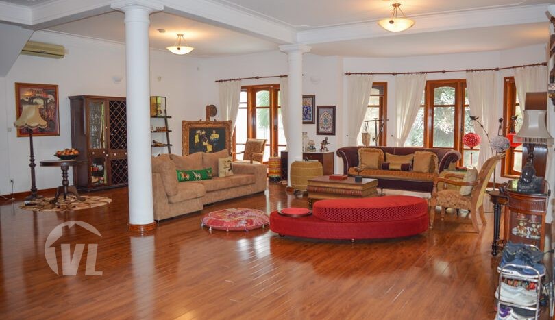 Ambassador villa to rent in Tay Ho close to the West Lake in Hanoi