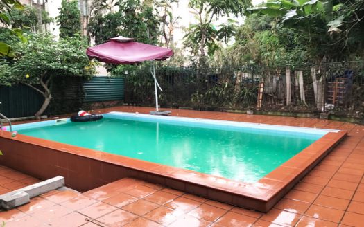 Big garden pool house to lease in Tay Ho district Hanoi