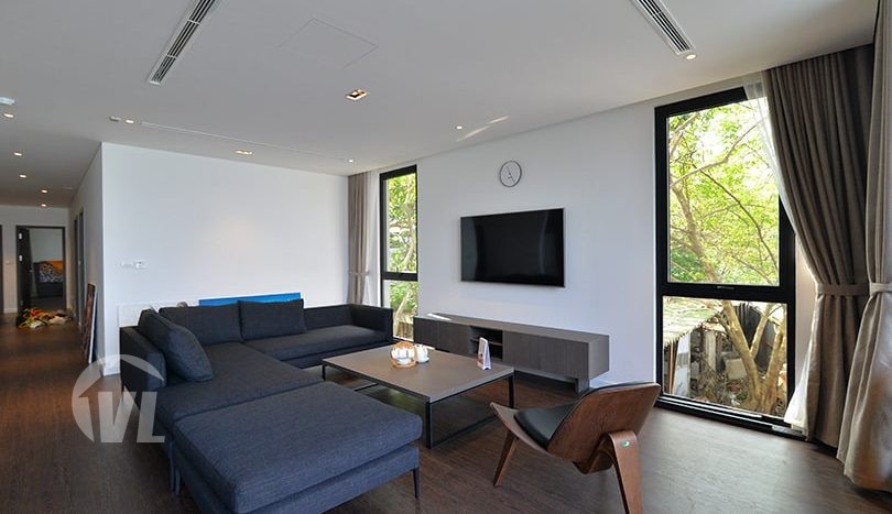 Brand New 4 bedrooms serviced apartment to lease in Tay Ho
