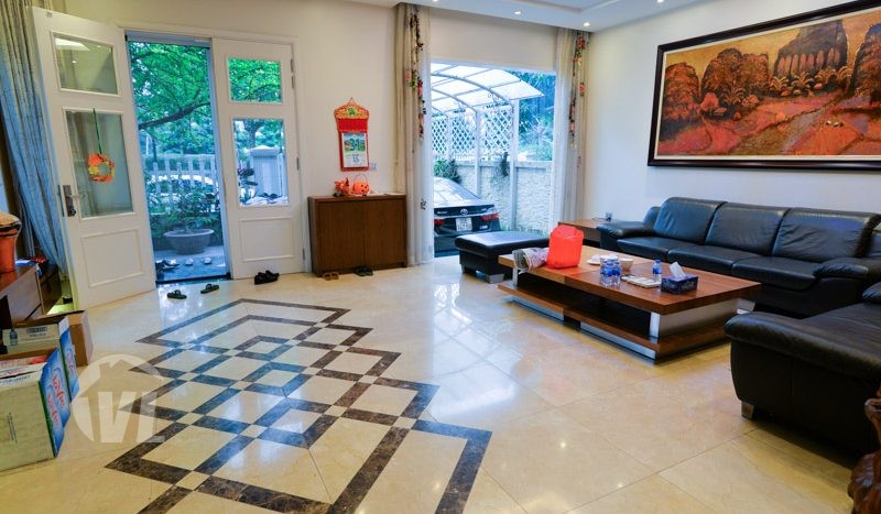 Furnished house to rent next to British International School in Hanoi