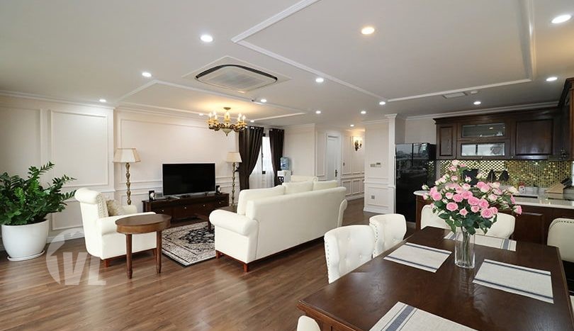 Furnished penthouse to rent in Hanoi Center with large private terrace