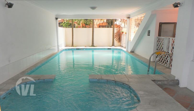 Gorgeous private pool villa to rent in Xom Chua street Hanoi