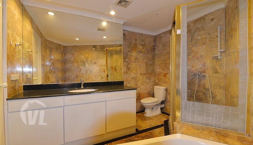 Hanoi furnished penthouse for rent Lake view on Truc Bach