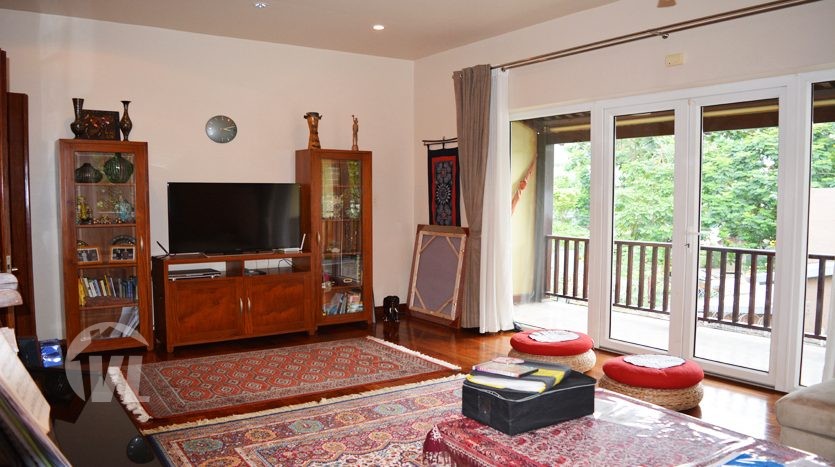 Hanoi modern swimming pool house to lease in Tay Ho