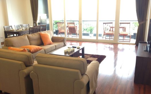 Furnished lake view 3 bedroom apartment Tay Ho