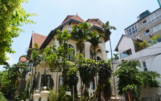 Large French colonial style villa to rent in Hanoi west Lake area