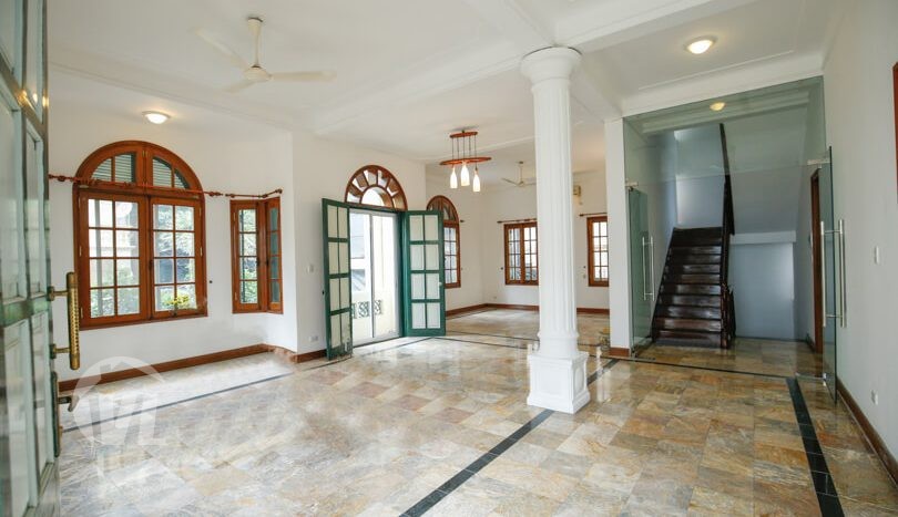 Large French colonial style villa to rent in Hanoi West Lake area