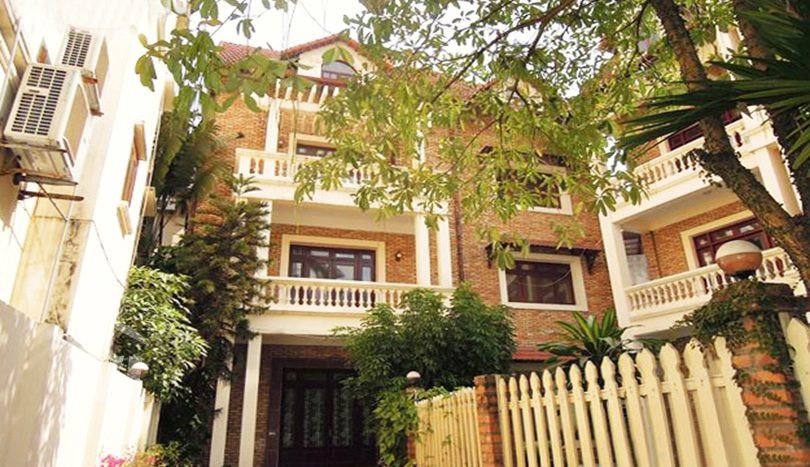 Large pool villa to rent on To Ngoc Van street in Hanoi
