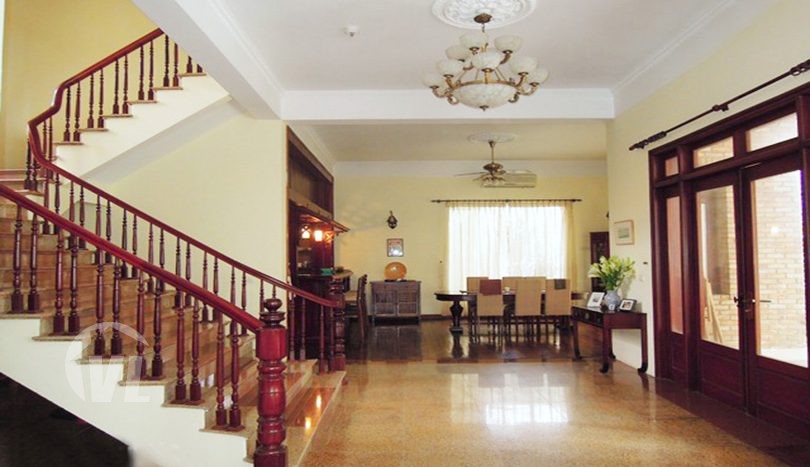 Large pool villa to rent on To Ngoc Van street in Hanoi