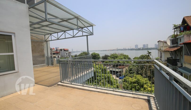 Modern house in Tay Ho for lease with West Lake view