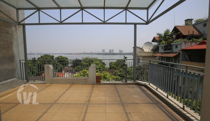 Modern house in Tay Ho for lease with West Lake view