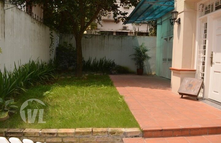 Original house to lease with garden in Tay Ho Hanoi