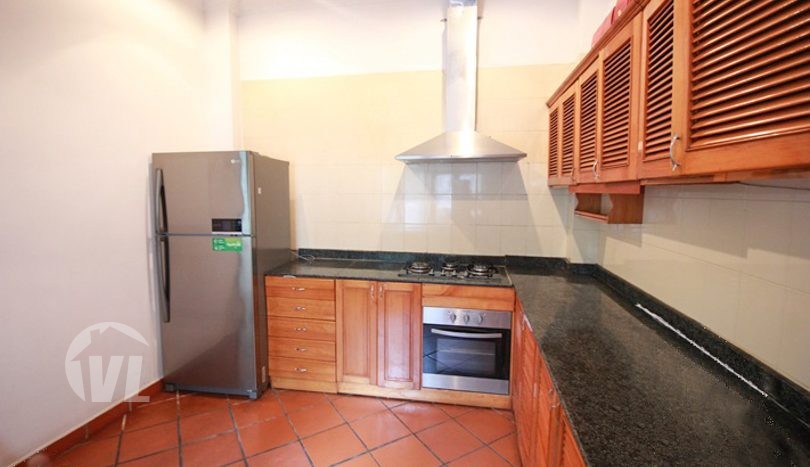 Partly furnished swimming-pool house to rent in Tay Ho district