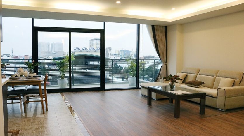Spacious 2 bedrooms apartment in Hai Ba Trung, high floor, nice view