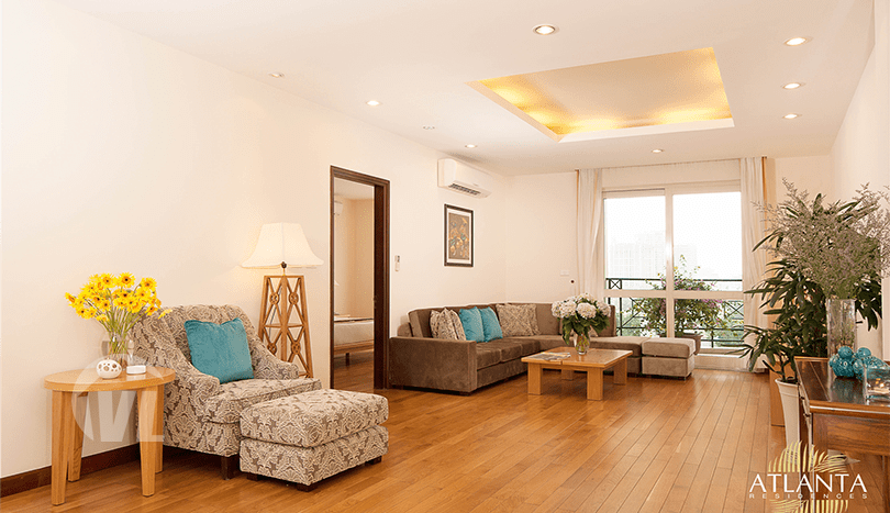 Spacious 3 bedrooms serviced apartment to rent in Hoan Kiem