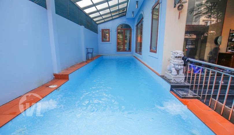 Swimming pool 5 bedroom house in An Duong Vuong Tay Ho