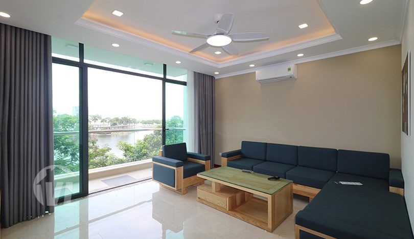 modern lake view 2 bedroom apartment Tran Vu Truc Bach