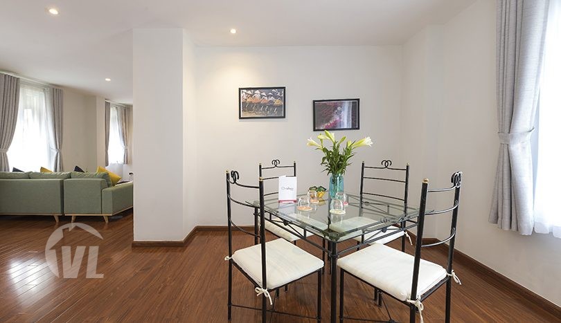 Brand new 2 beds serviced apartment to lease in Hoan Kiem