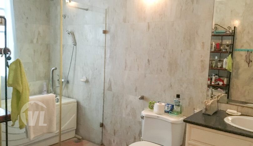 Furnished house with garden to lease in Tay Ho district Hanoi