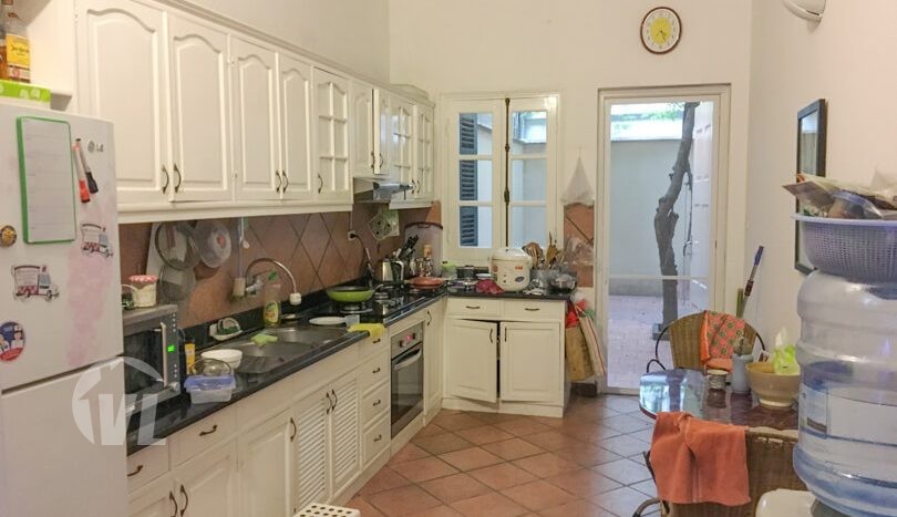 Furnished house with garden to lease in Tay Ho district Hanoi