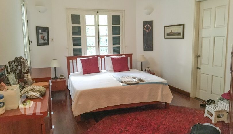 Furnished house with garden to lease in Tay Ho district Hanoi