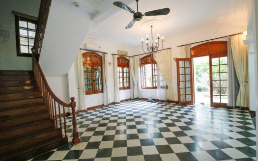 Splendid French architecture style house to let in Hanoi, Tay Ho district