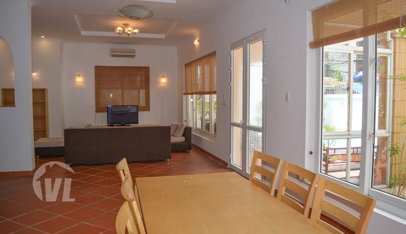 Furnished house with swimmng pool in to rent Tay Ho district Hanoi