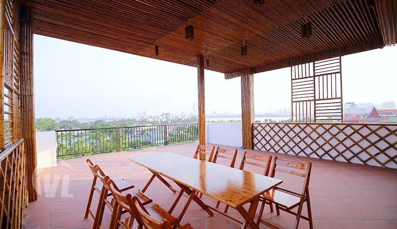 duplex with terrace West Lake Hanoi