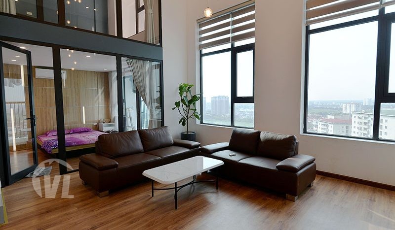 Furnished penthouse to rent next to Vinhomes Riverside Hanoi