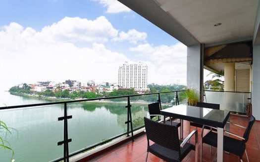 Hanoi duplex serviced apartment to rent in Tay Ho with West Lake view