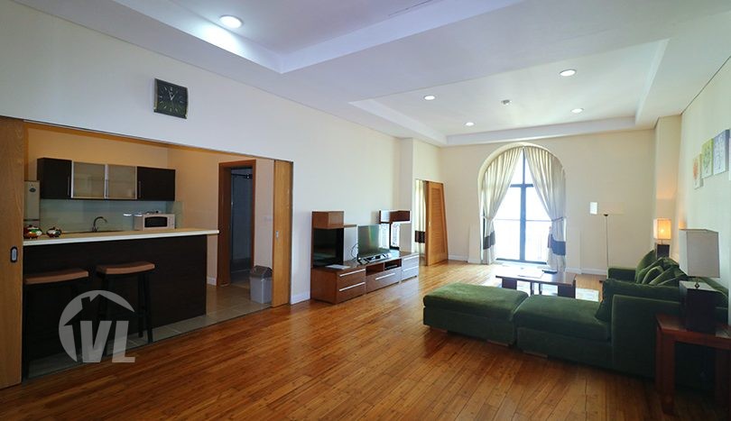 Spacious 3 beds serviced apartment in Pacific Place Hanoi to rent