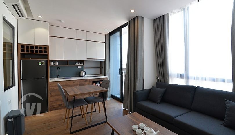 Brand New Balcony 1 Bedroom Serviced Apartment For Rent In Tay Ho