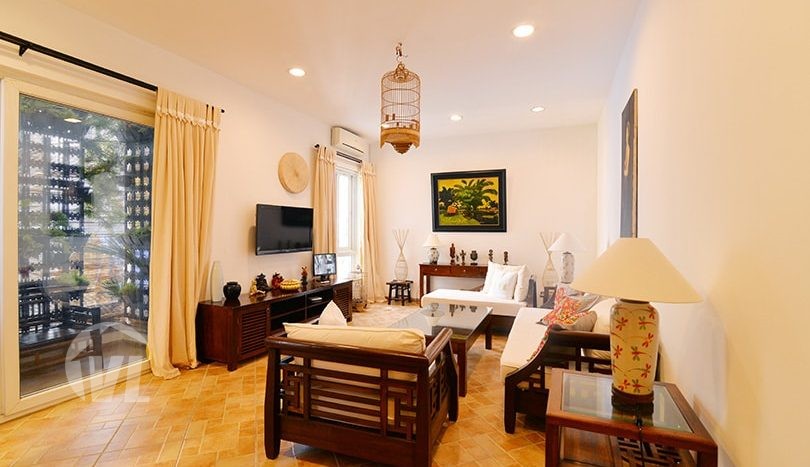 Green 5 Floor 2 Bedroom House For Rent In Tran Hung Dao Street, The Old Quarter