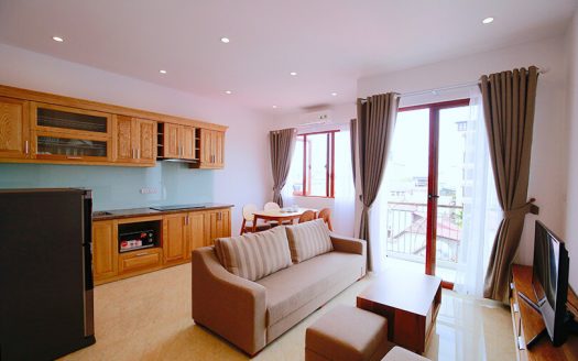 Minimalist 1 Bedroom Serviced Apartment For Rent In To Ngoc Van, Tay Ho