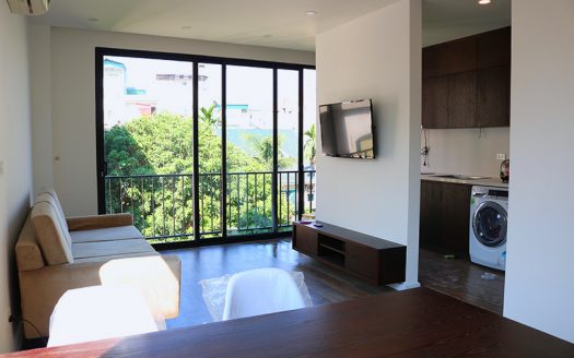 Modern 1 Bedroom Serviced Apartment For Rent In Xuan DIeu, Tay Ho