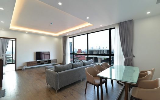 Brand-new 3 bedroom apartment in Tay Ho with modern furnishing