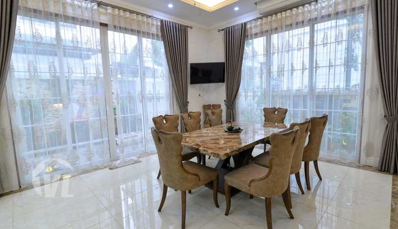 High standard Vinhomes Riverside house to rent on Anh Dao street