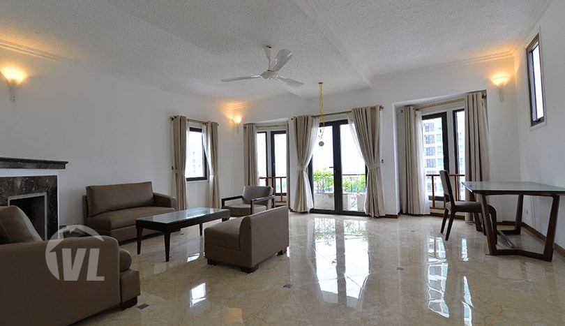 New 4 bedrooms serviced apartment to rent in Tay Ho area Hanoi
