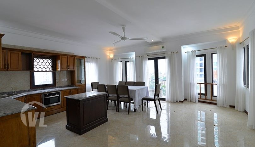 New 4 bedrooms serviced apartment to rent in Tay Ho area Hanoi