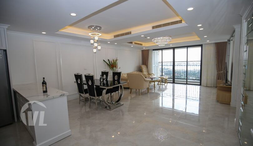 Panorama lake view 3 bedroom apartment in Tay Ho, D'le Roi Soleil building